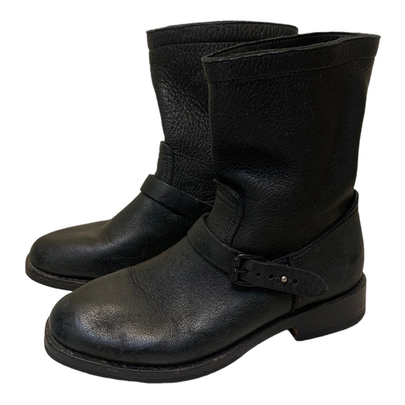 rag & bone Shoes - Rag & Bone Oliver Black Leather Boots